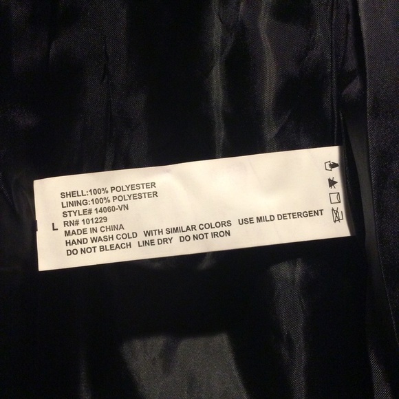 Ashley International black velvet moto jacket - Picture 8 of 8